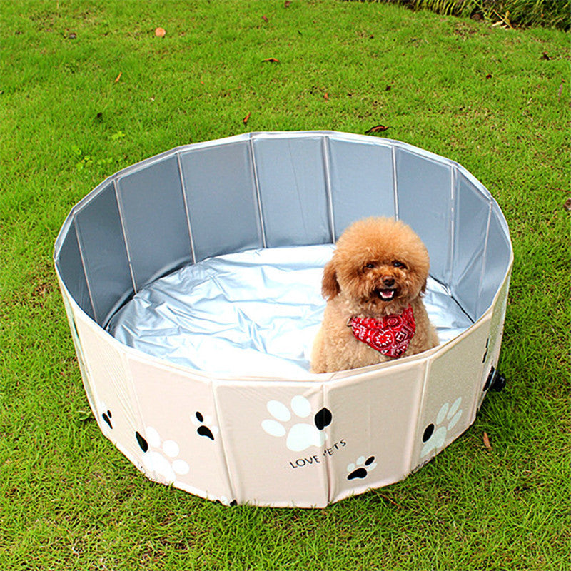 PVC Folding Pet Bathtub – Portable Wash Tub