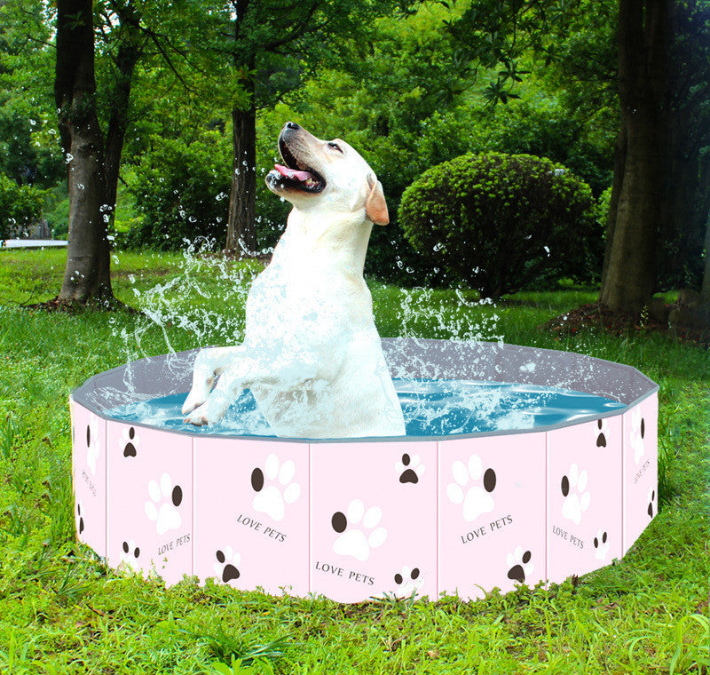 PVC Folding Pet Bathtub – Portable Wash Tub