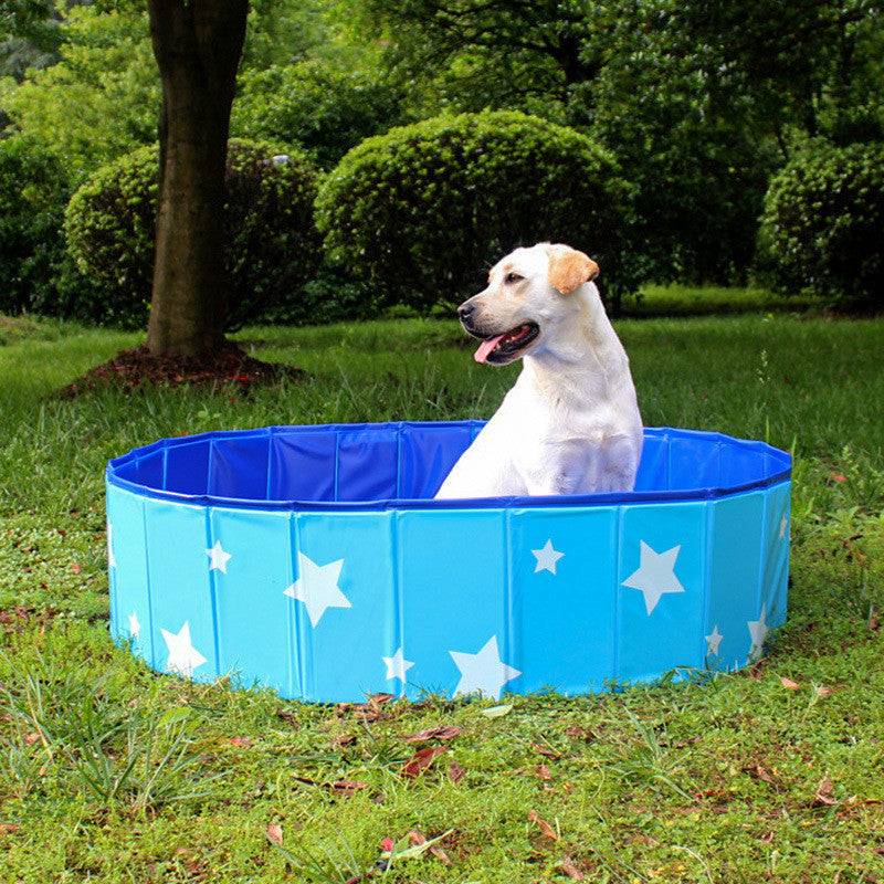 PVC Folding Pet Bathtub – Portable Wash Tub