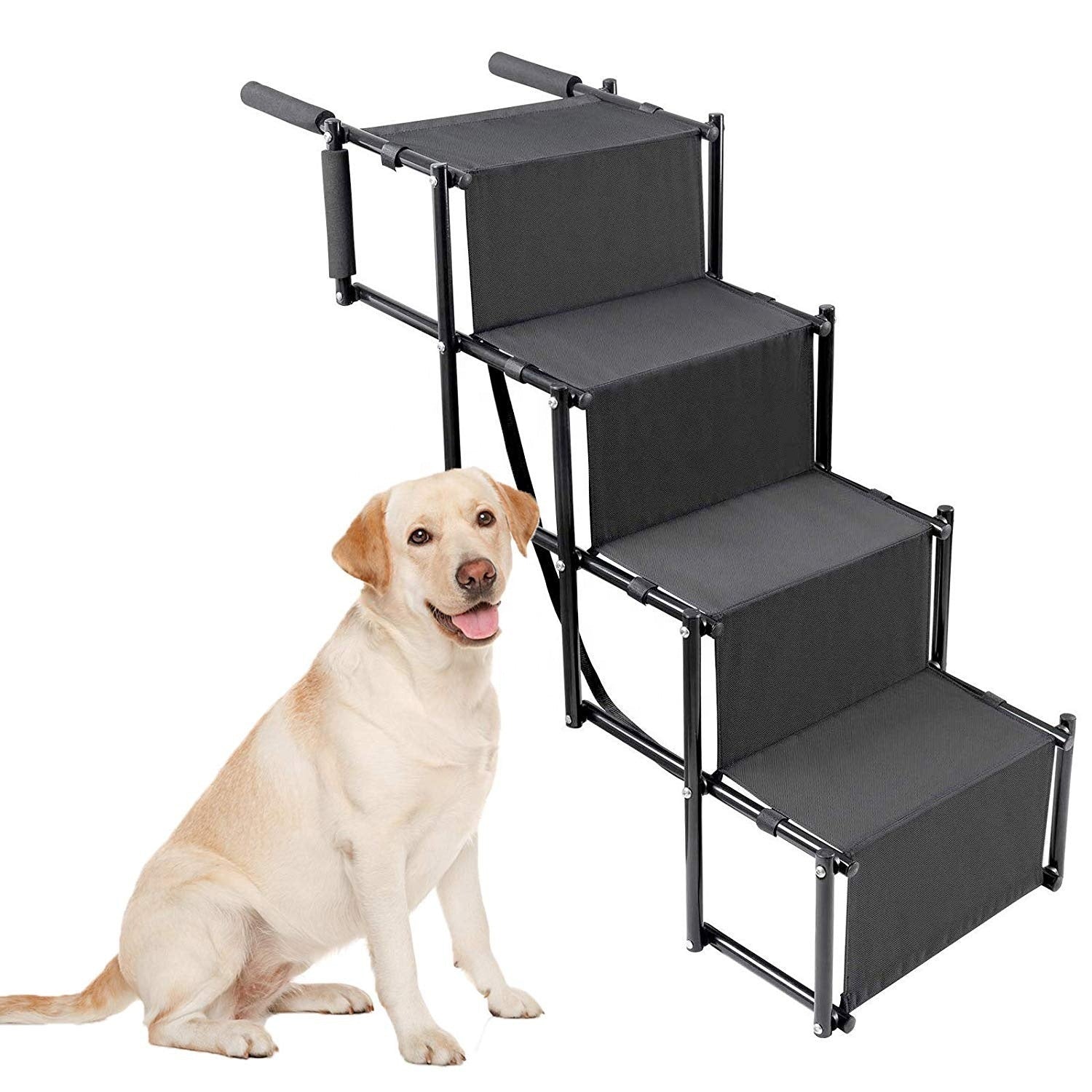 Pet Car Folding Ladder – Portable Travel Steps