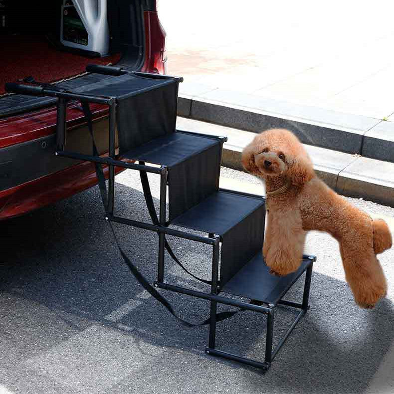 Pet Car Folding Ladder – Portable Travel Steps