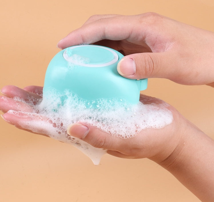 Silicone Dog Bath Brush – Soft Grooming Massager