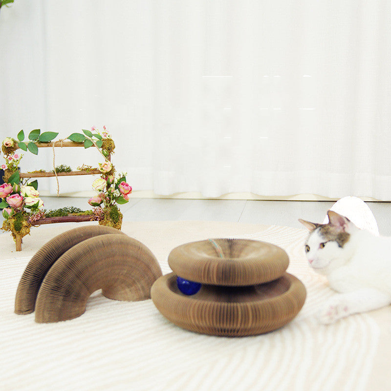 Foldable Cat Scratching Board – Wear-Resistant Corrugated Paper