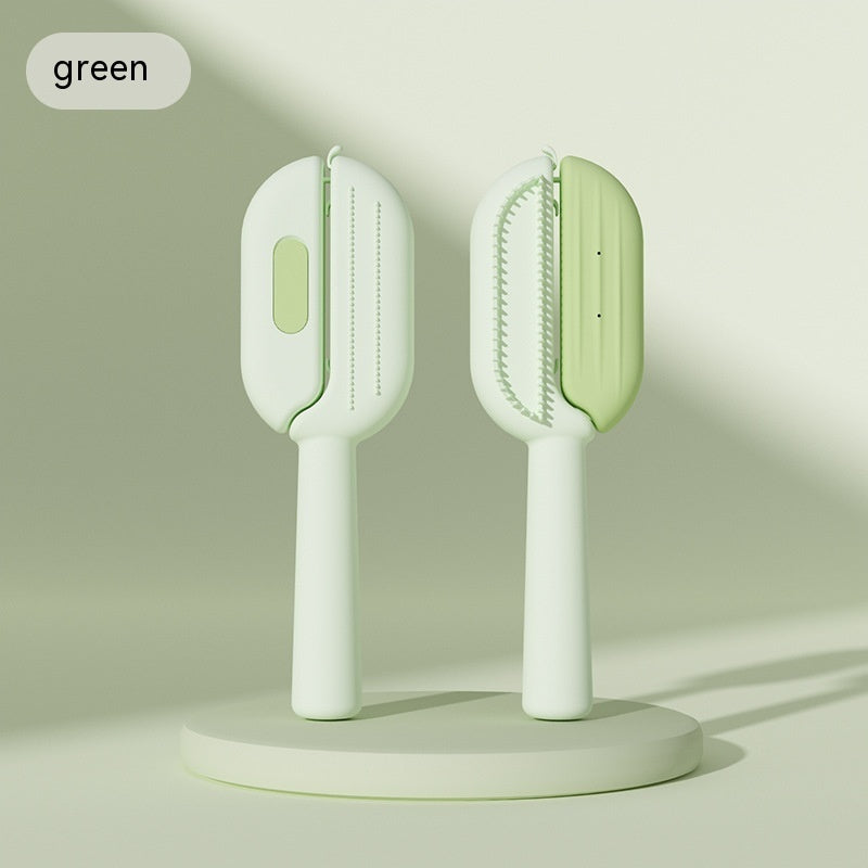 3-in-1 Pet Grooming Brush – Self-Cleaning Hair Remover