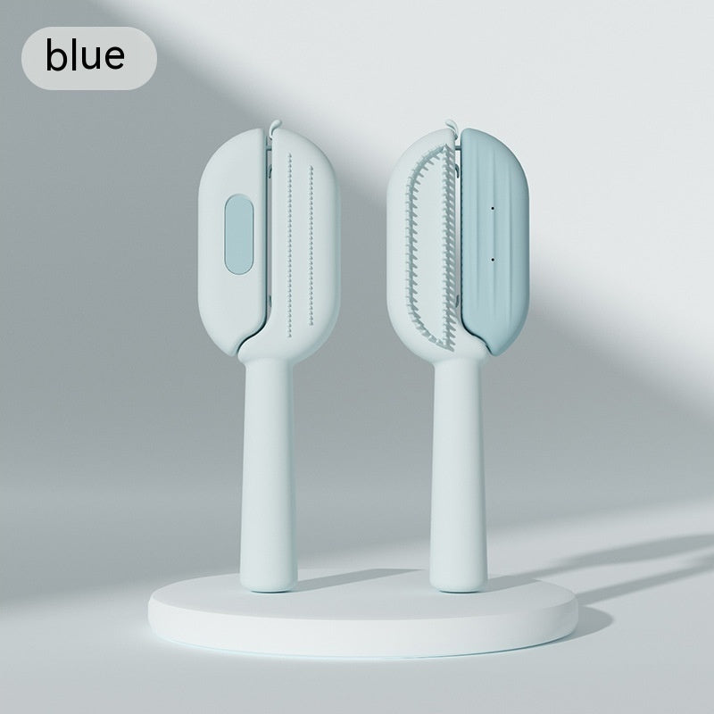 3-in-1 Pet Grooming Brush – Self-Cleaning Hair Remover