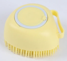 Silicone Dog Bath Brush – Soft Grooming Massager