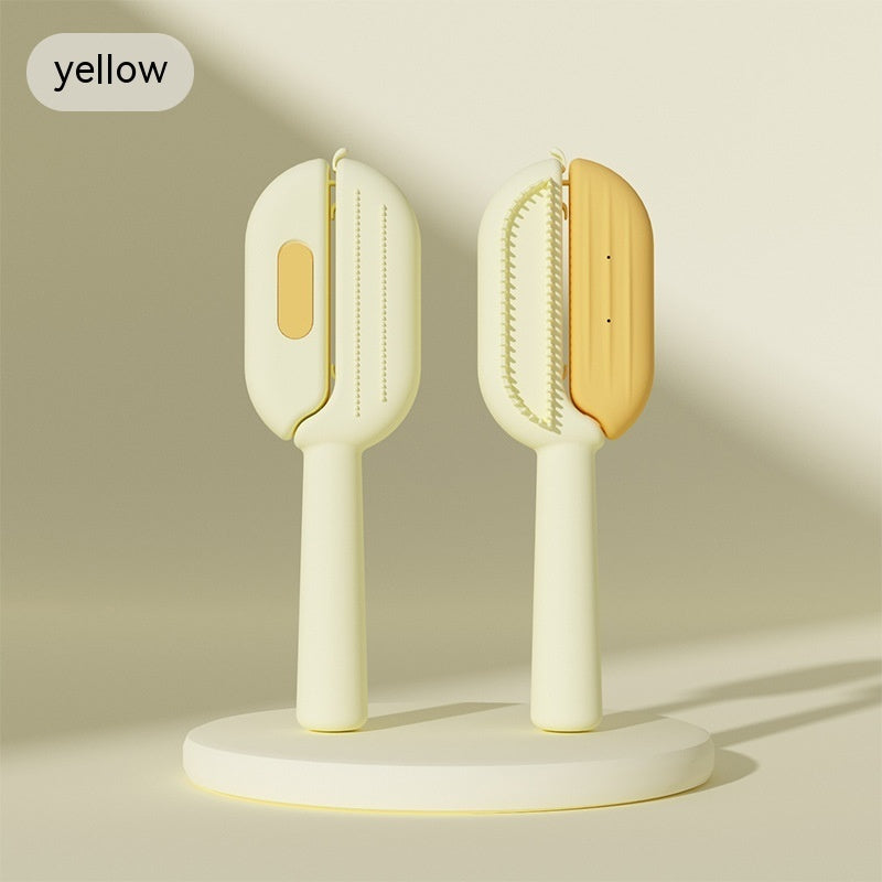 3-in-1 Pet Grooming Brush – Self-Cleaning Hair Remover