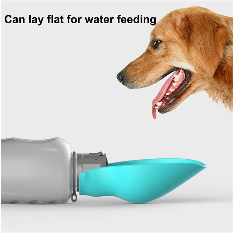 Portable Dog Water Bottle – Leakproof 800ml Travel Feeder