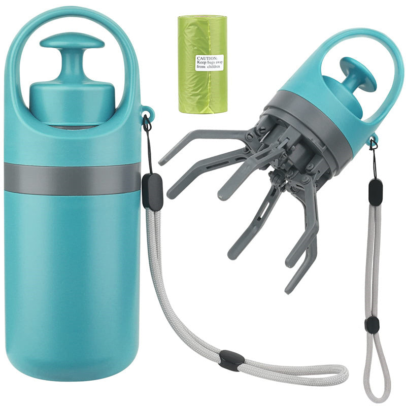 Dog Pooper Scooper – Built-in Bag Dispenser Picker