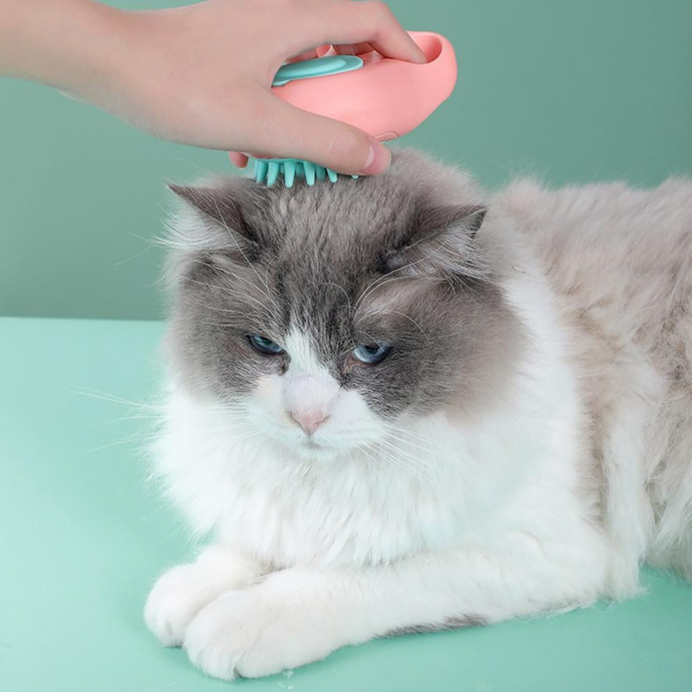 Cat Paw Bath Brush – Foaming Grooming Comb for Pets