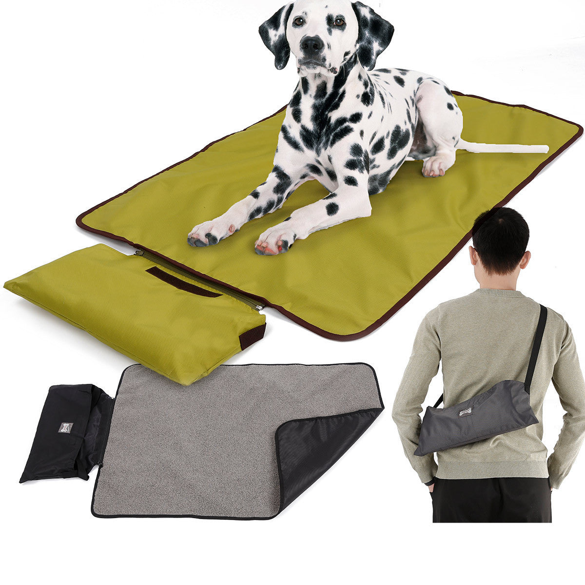 Outdoor Pet Blanket – Portable Waterproof Warm Mat