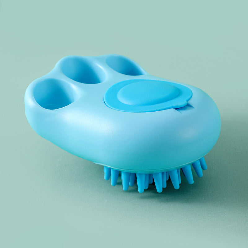 Cat Paw Bath Brush – Foaming Grooming Comb for Pets
